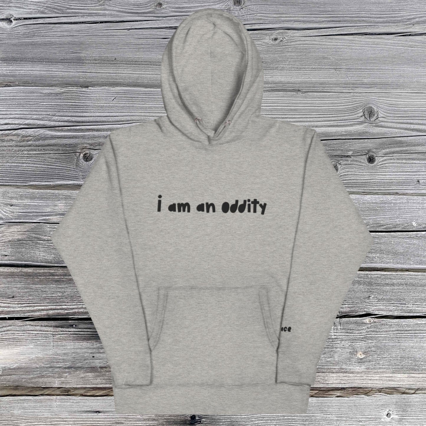 Front & Back Text Unisex Hoodie