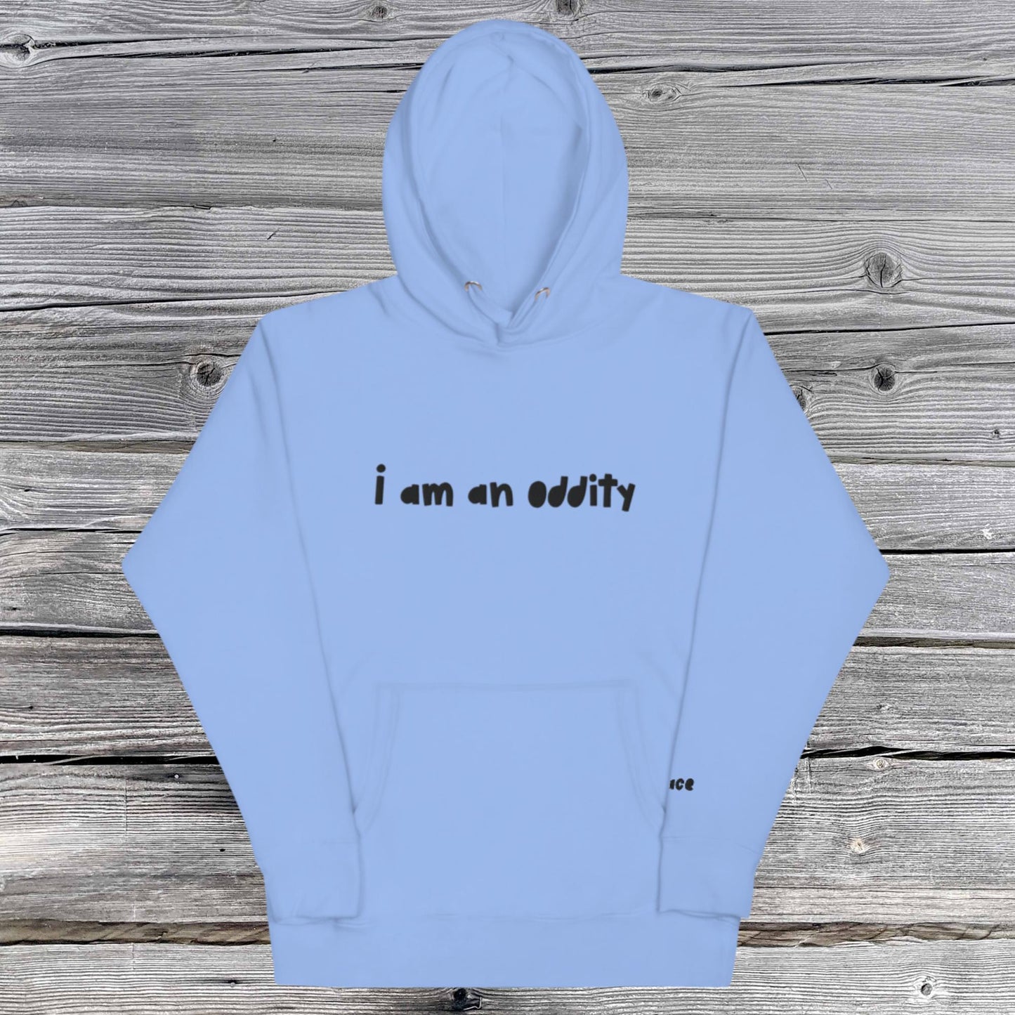 Front & Back Text Unisex Hoodie