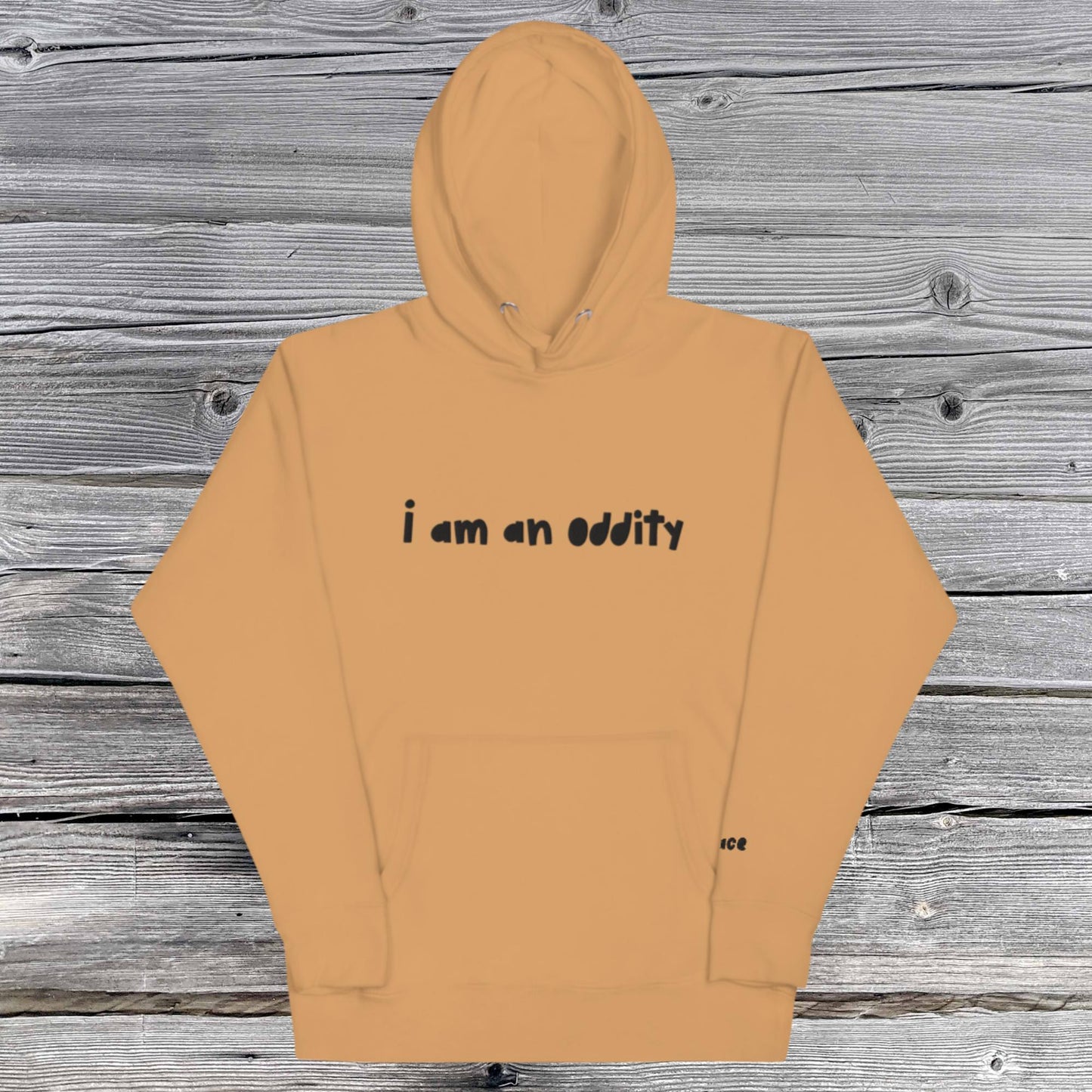 Front & Back Text Unisex Hoodie