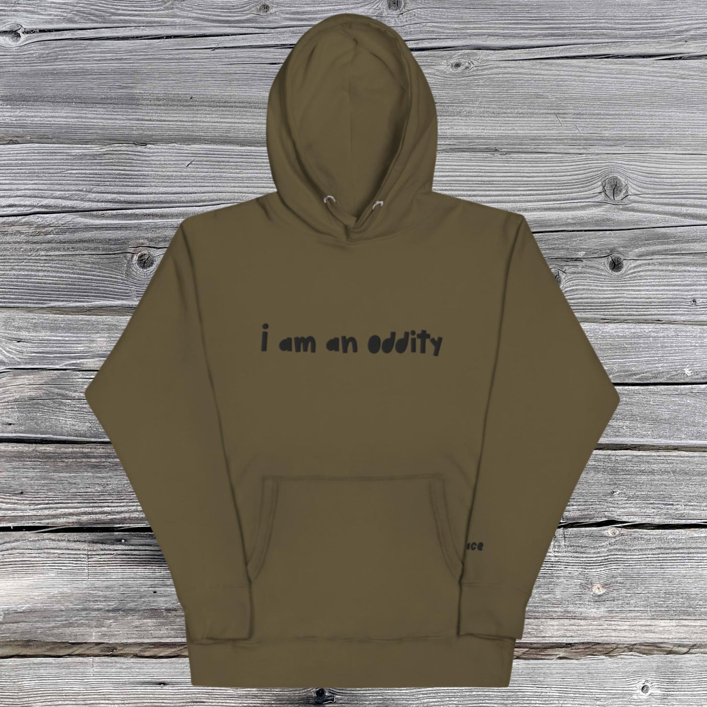 Front & Back Text Unisex Hoodie