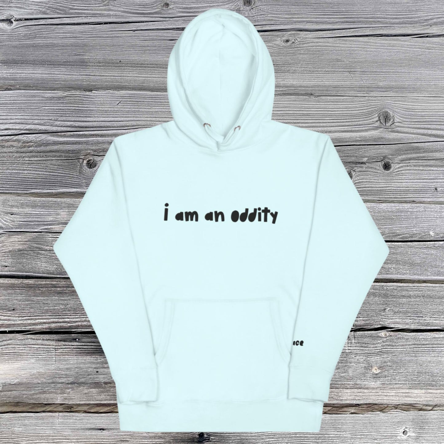 Front & Back Text Unisex Hoodie