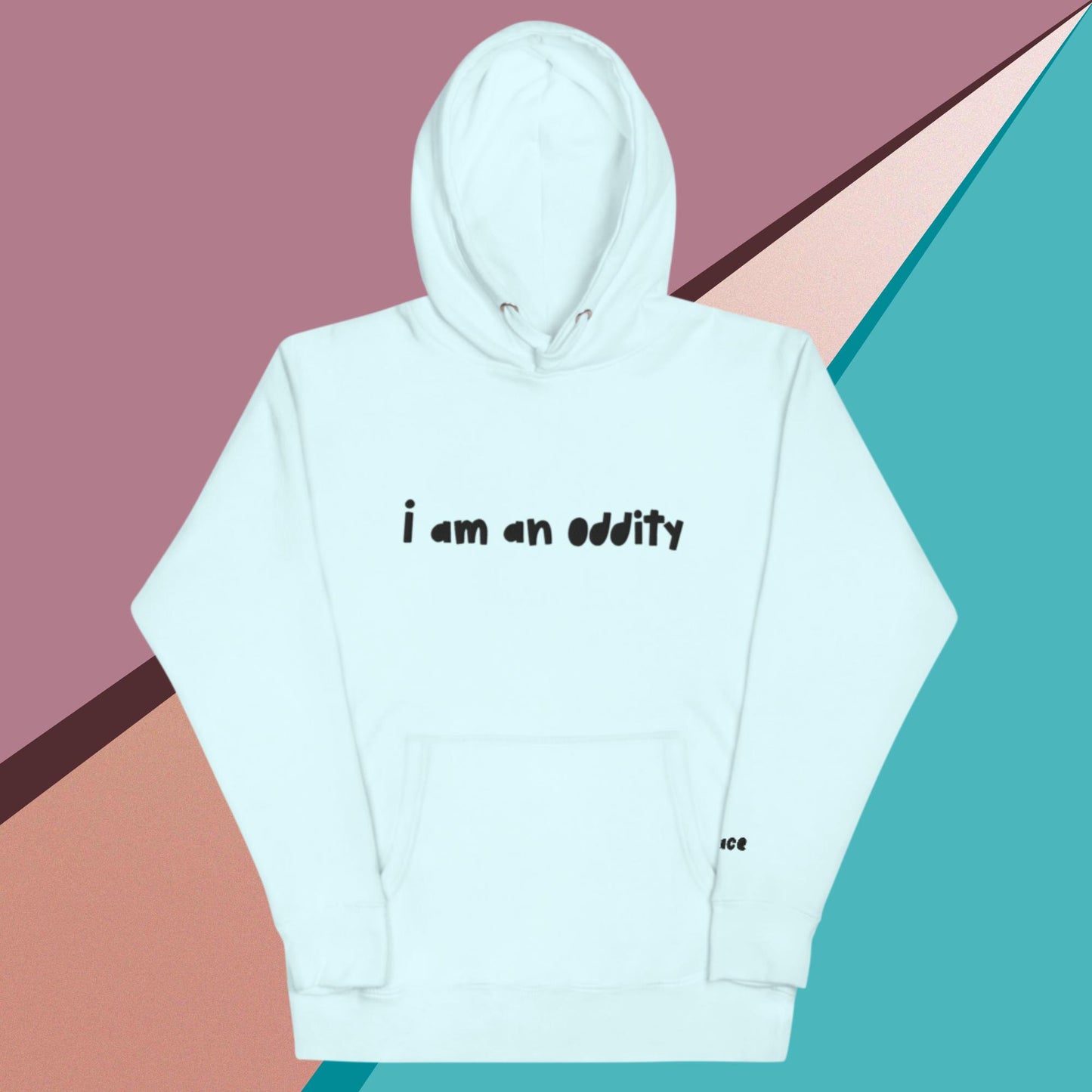 Front & Back Text Unisex Hoodie