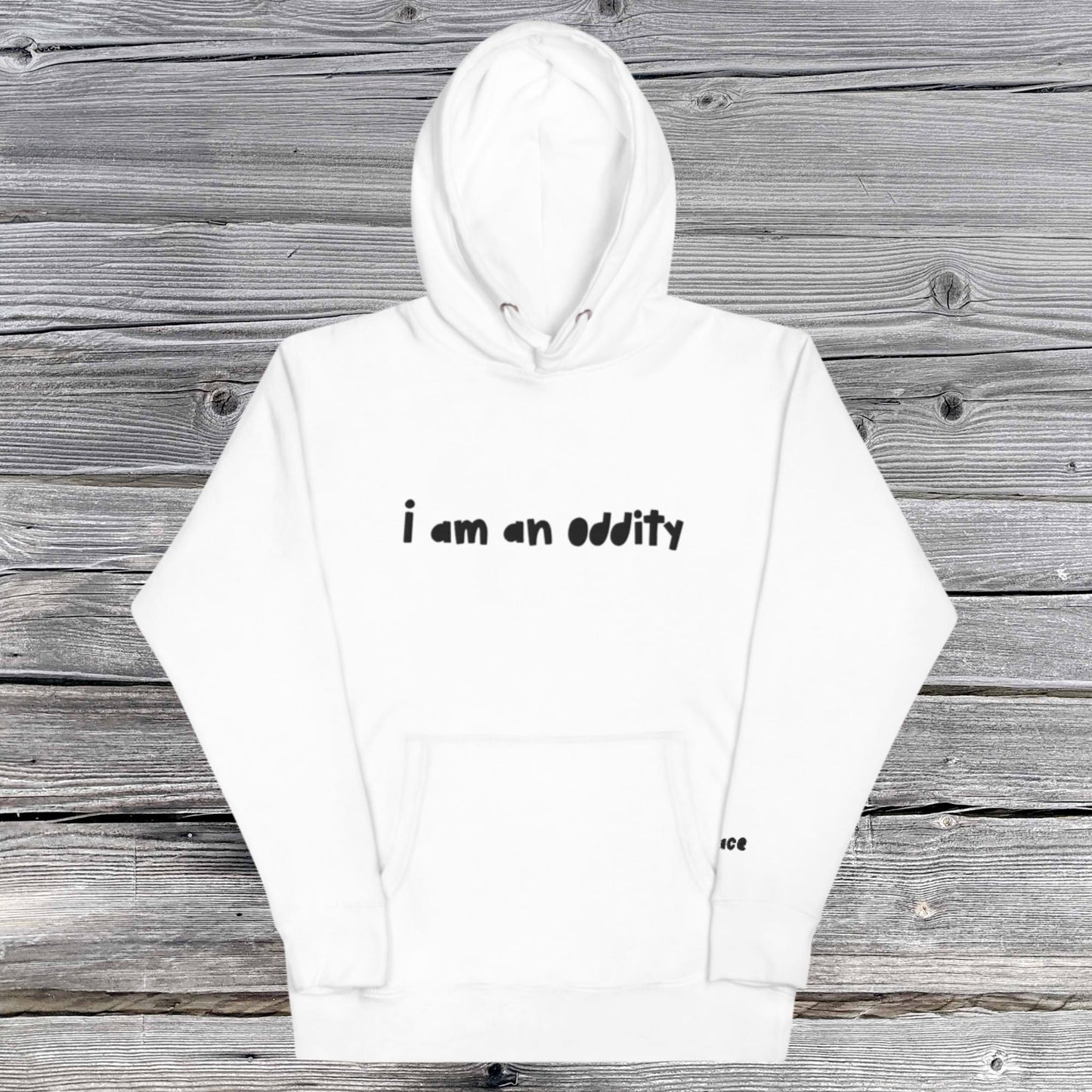 Front & Back Text Unisex Hoodie